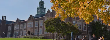 Towson University campus view