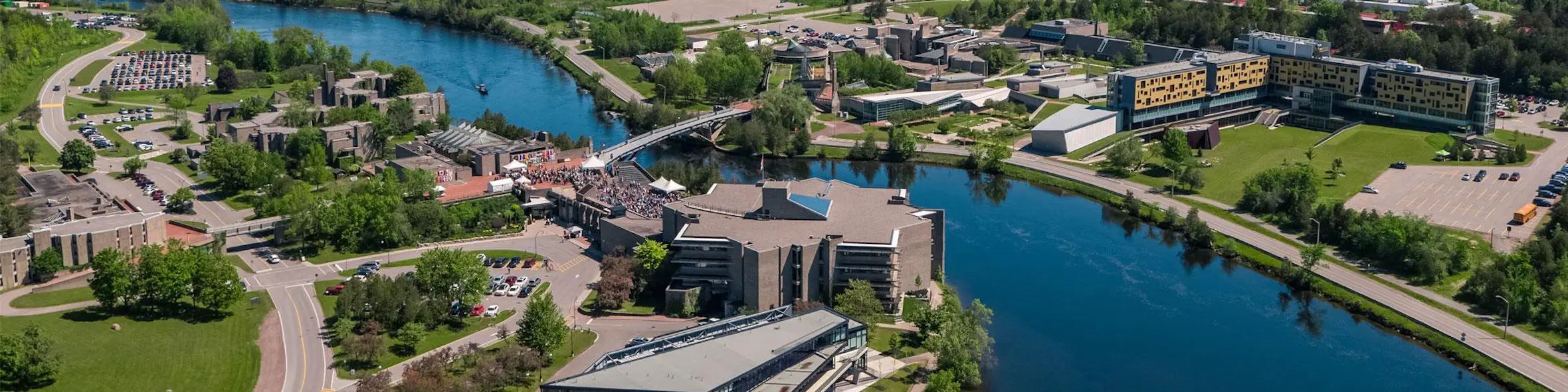 Trent University campus view