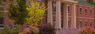 Trine University campus view