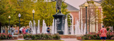 Troy University campus view