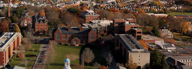 Tufts University campus view