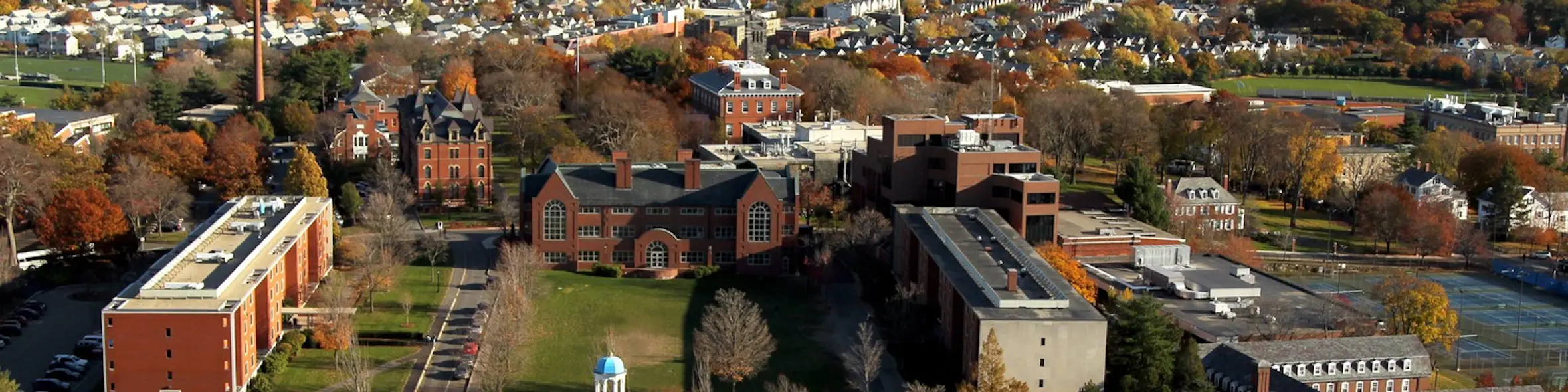Tufts University campus view