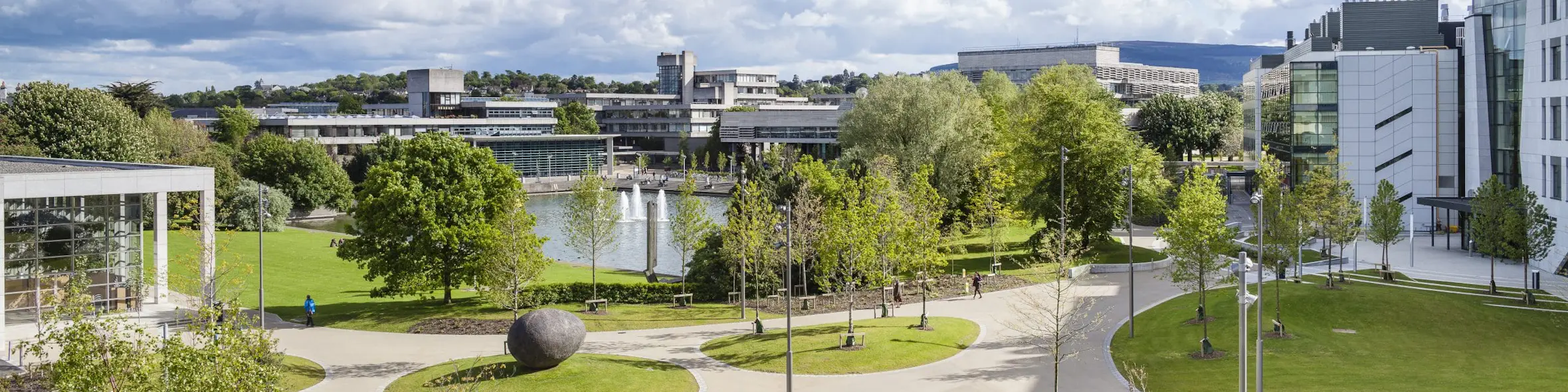 University College Dublin campus view