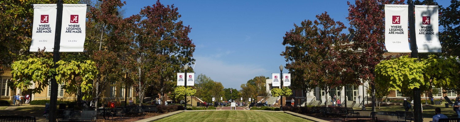 University of Alabama campus view
