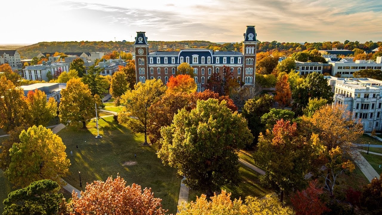 University of Arkansas campus view