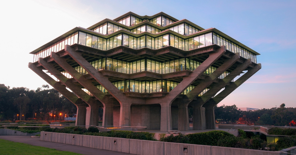 University of California San Diego campus view