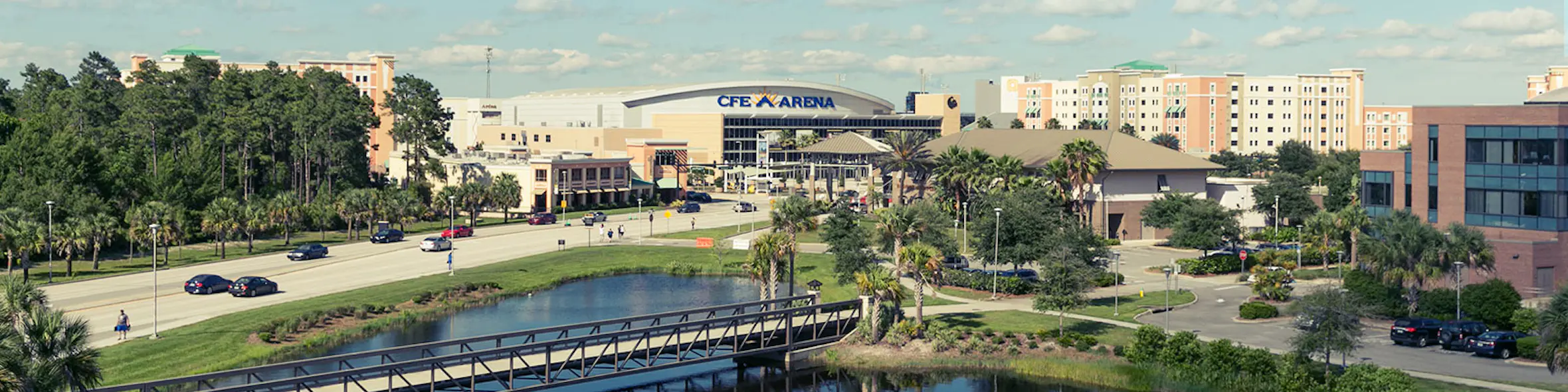 University of Central Florida campus view