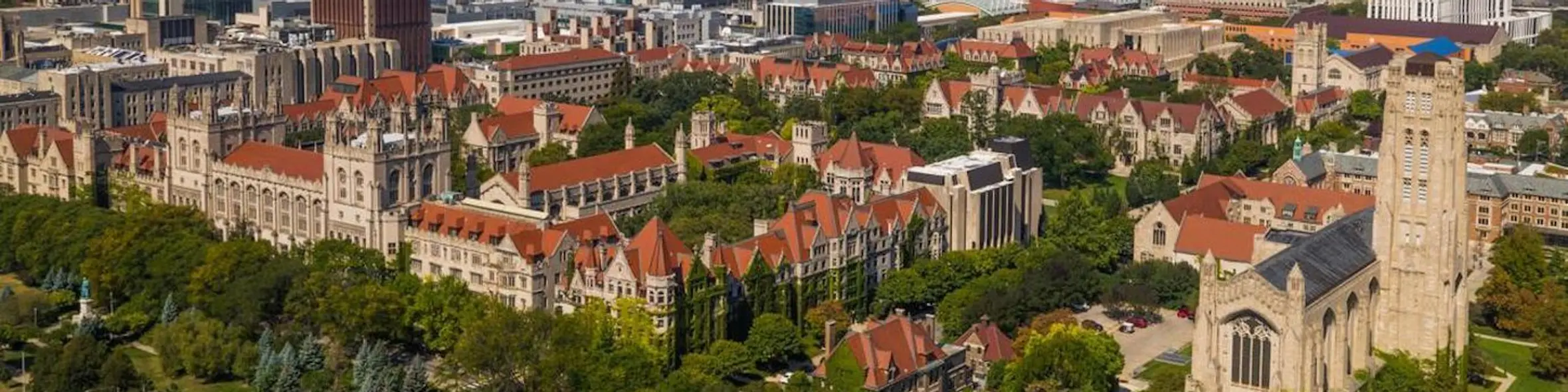 University of Chicago campus view