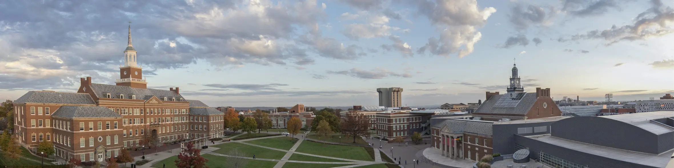 University of Cincinnati campus view