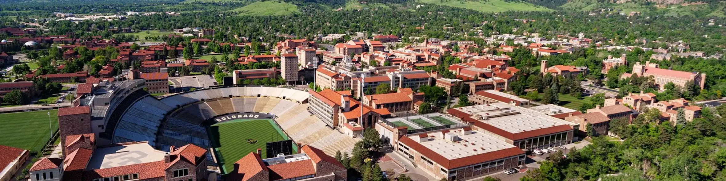 University of Colorado Boulder campus view