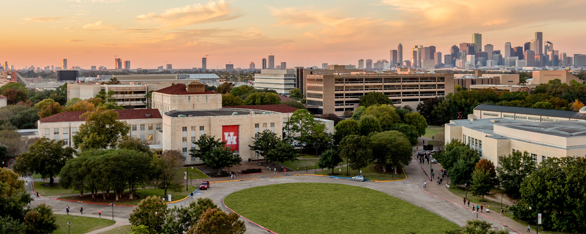 University of Houston campus view