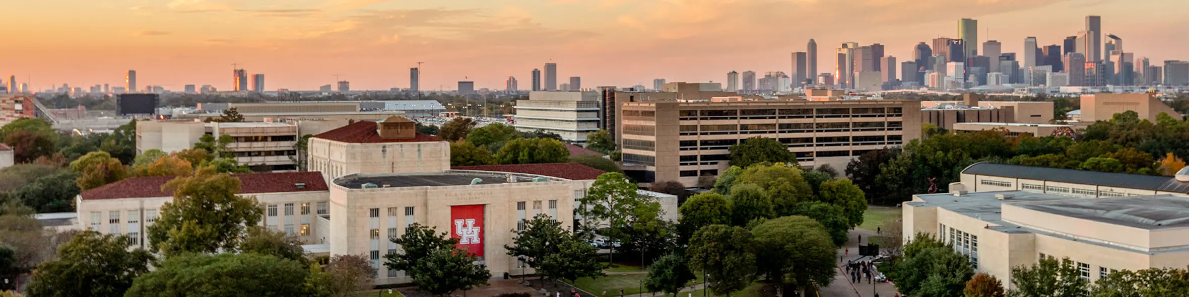 University of Houston campus view