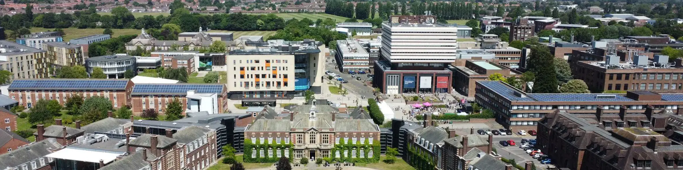 University of Hull campus view