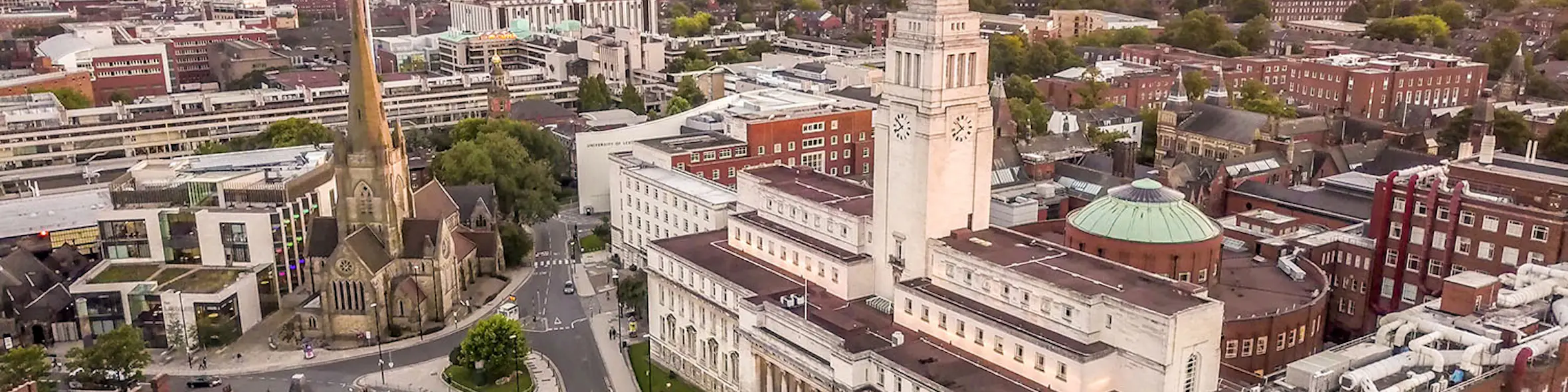 University of Leeds campus view