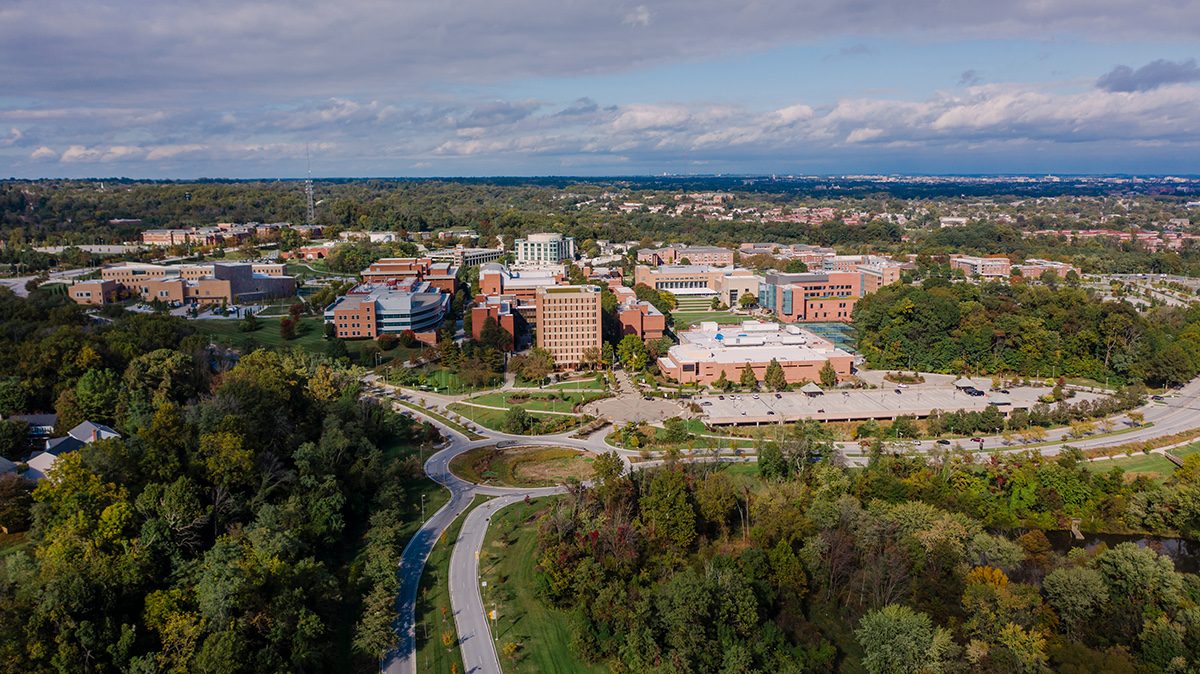 University of Maryland, Baltimore County campus view