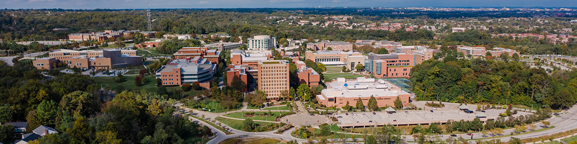 University of Maryland, Baltimore County campus view