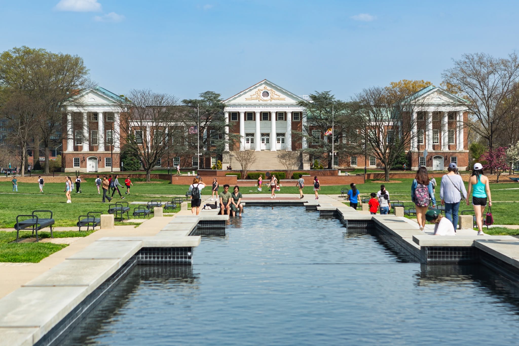 University of Maryland College Park campus view