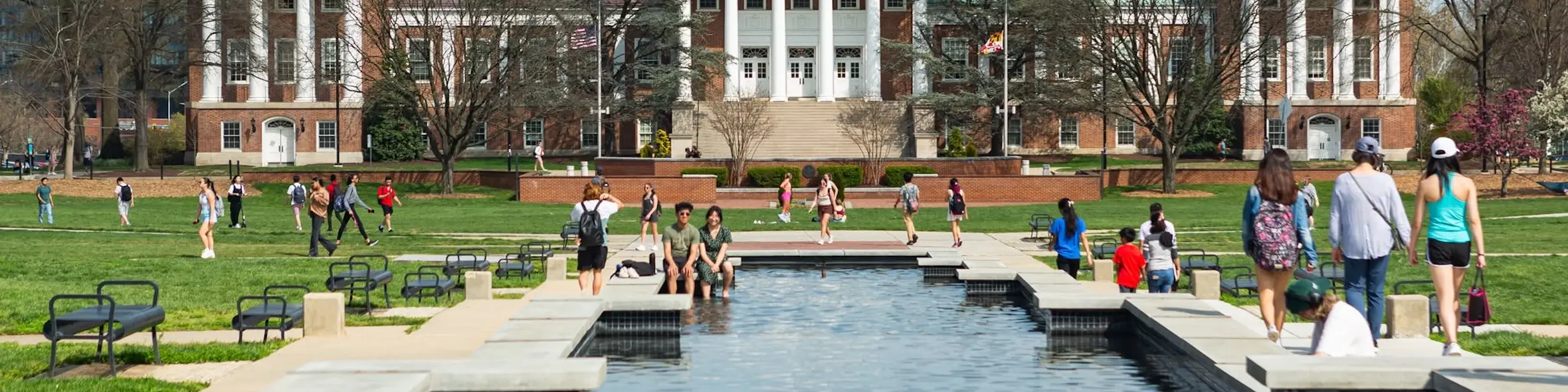 University of Maryland College Park campus view