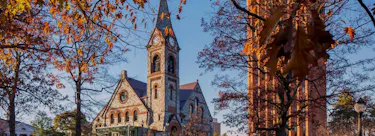 University of Massachusetts Amherst campus view