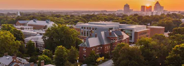 University of North Carolina at Greensboro campus view