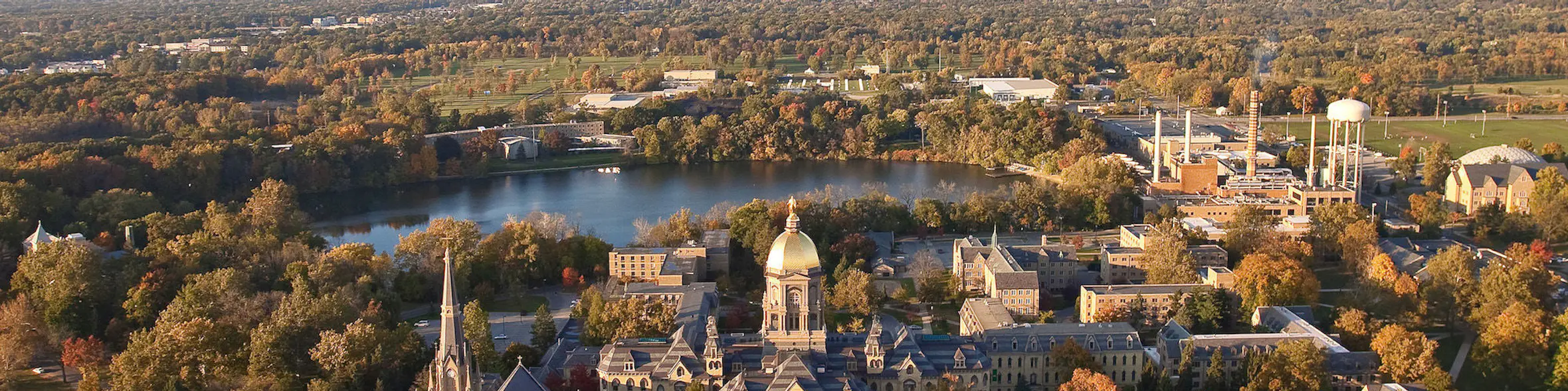 University of Notre Dame campus view