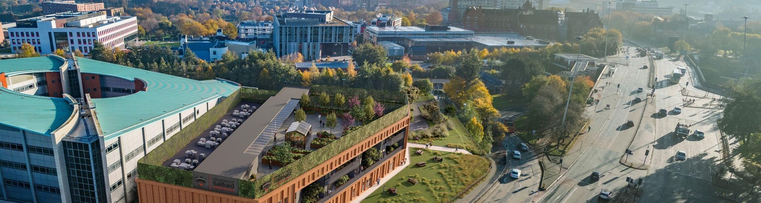 University of Salford campus view
