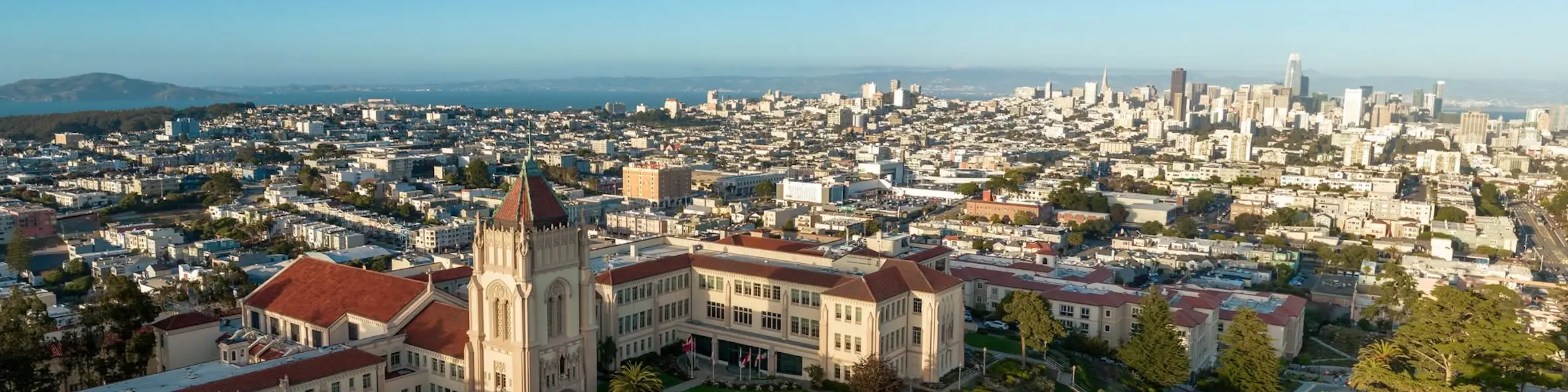 University of San Francisco campus view