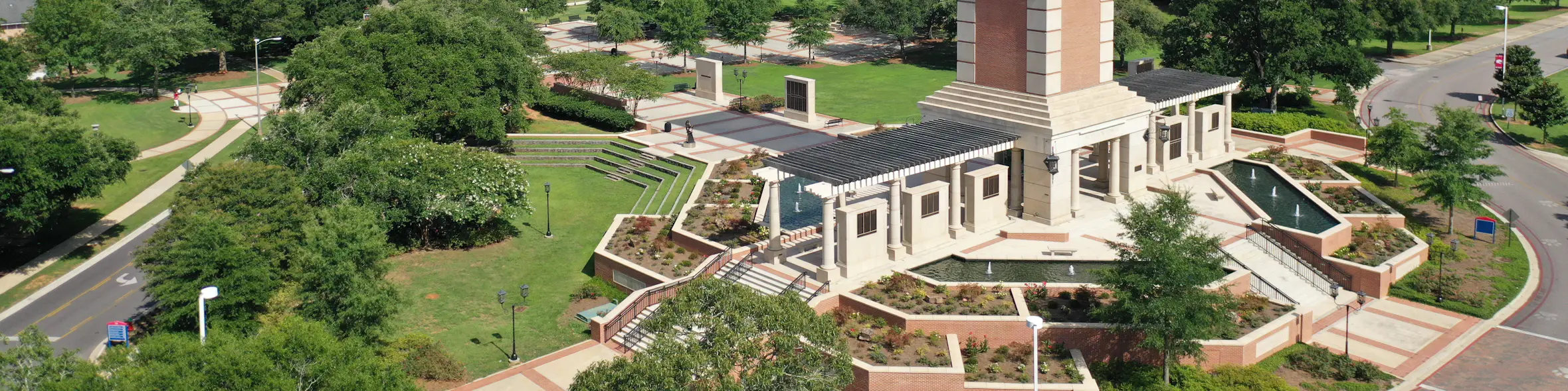 University of South Alabama campus view