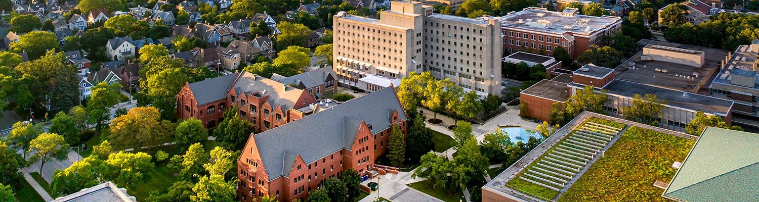 University of Wisconsin, Milwaukee campus view
