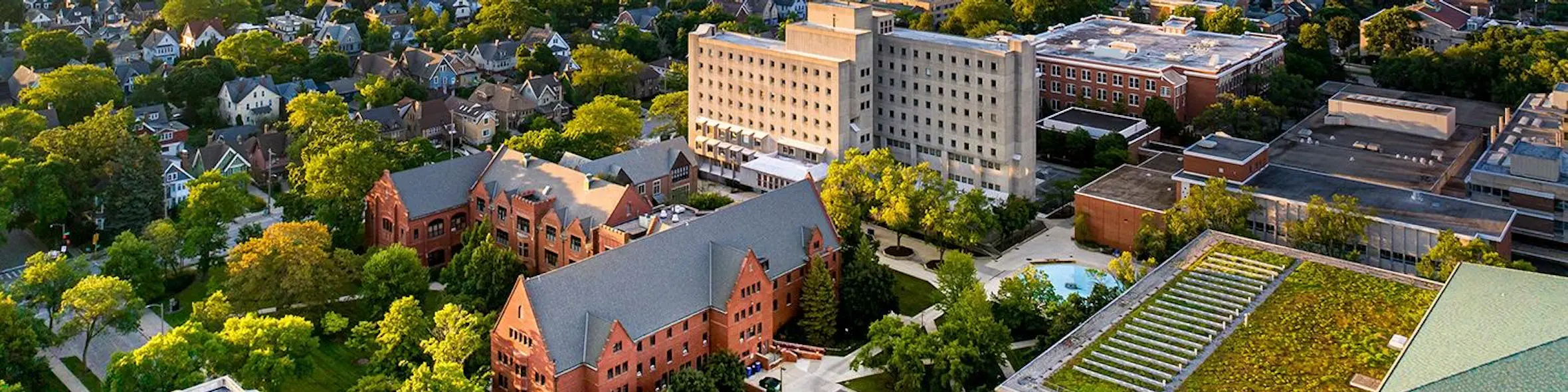 University of Wisconsin, Milwaukee campus view