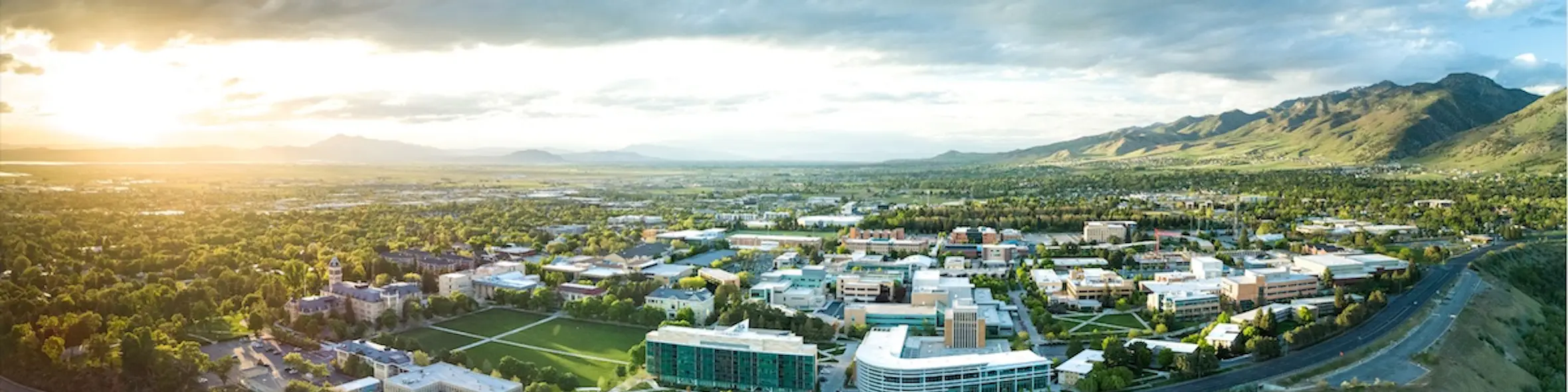 Utah State University campus view
