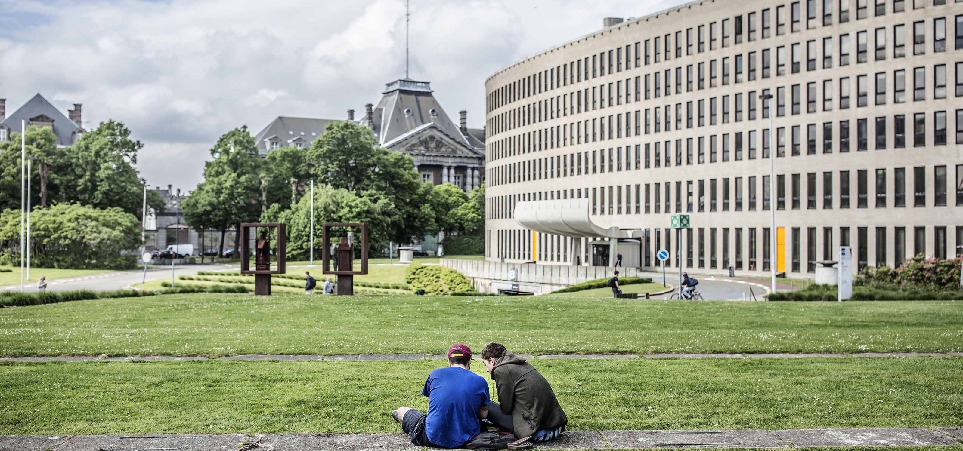 Vrije Universiteit Brussel campus view