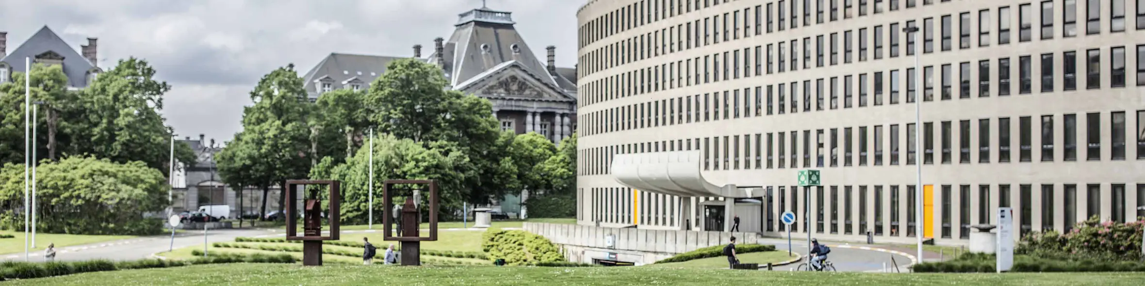 Vrije Universiteit Brussel campus view