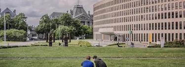 Vrije Universiteit Brussel campus view