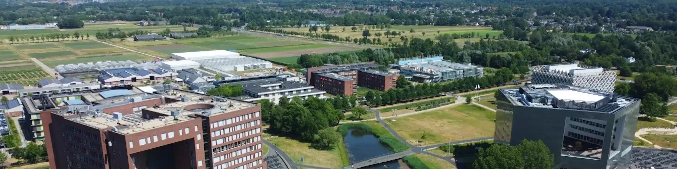 Wageningen University and Research campus view