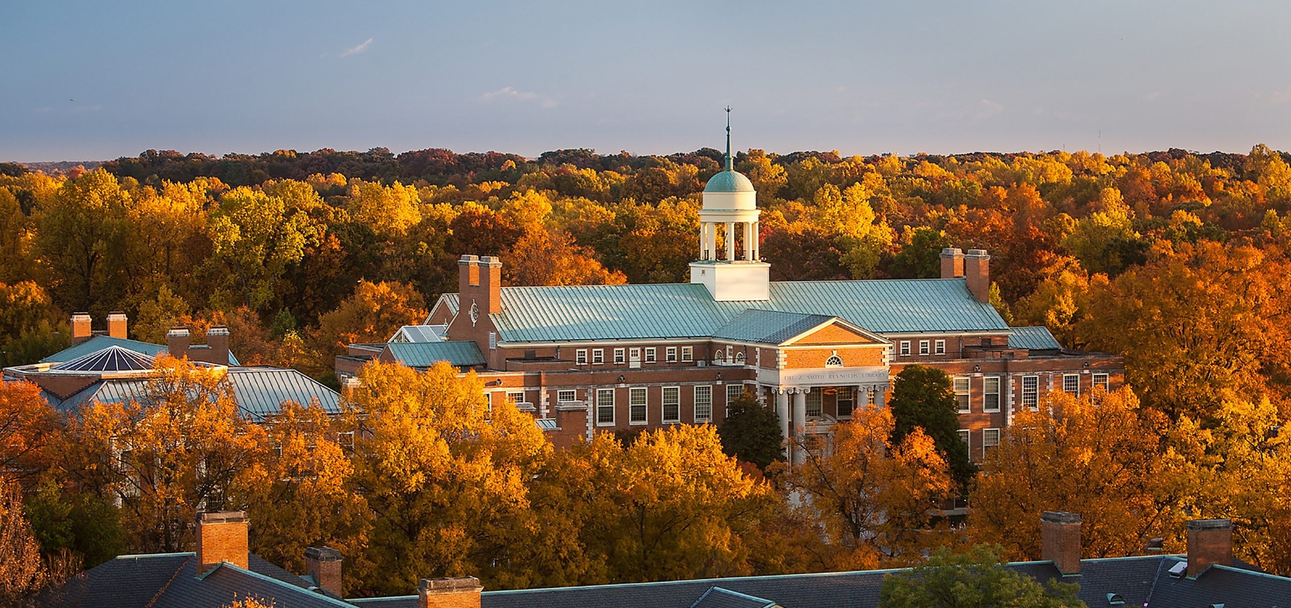 Wake Forest University campus view