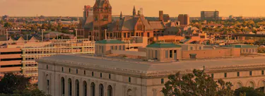 Wayne State University campus view