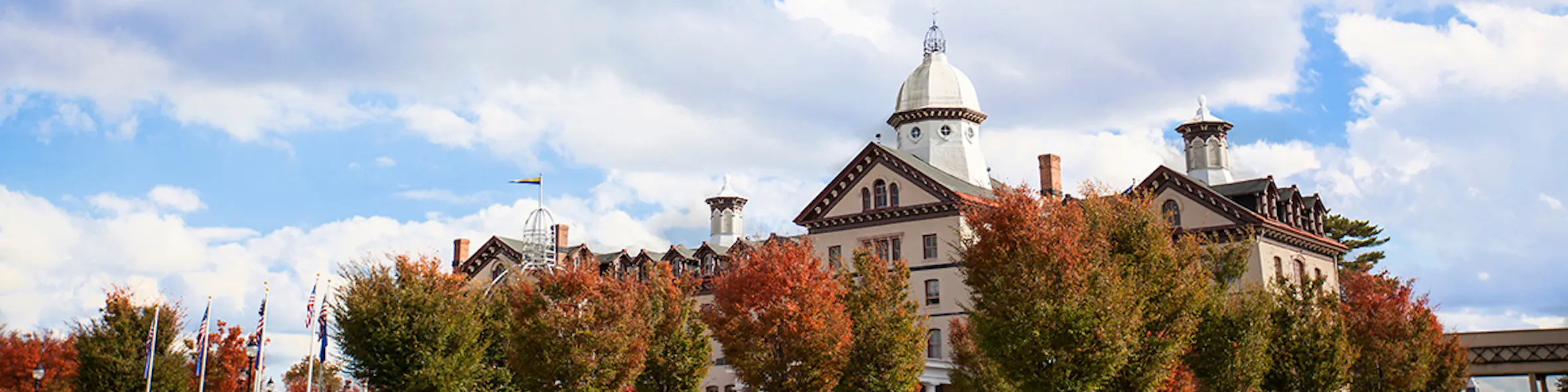 Widener University campus view