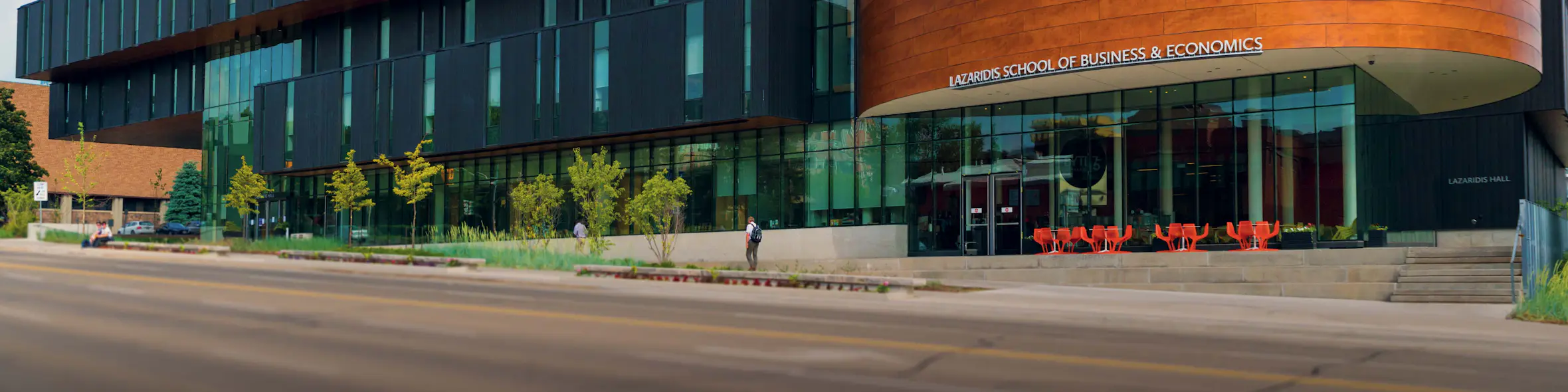 Wilfrid Laurier University campus view
