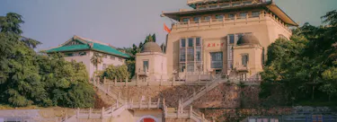 Wuhan University campus view