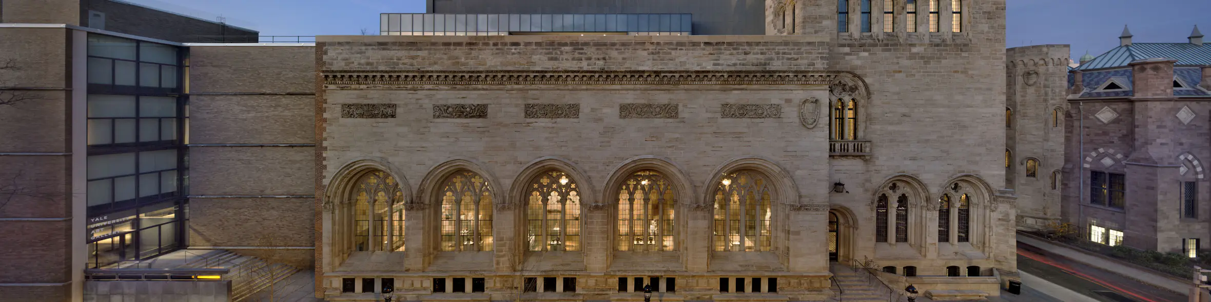 Yale University campus view